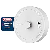 ABUS Funk-Hitzewarnmelder Prevaro Connect - Funk-vernetzbarer Wärmemelder für Küche, Bad, Garage und Keller - mit 10-Jahres-Batterie, großer Prüftaste, Klebepad und Magnethalterung