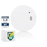 Smartwares Rauchmelder - Austauschbare Batterie - Optischer Sensor - Testknopf - Geräuschlose Funktion - FSM-11710